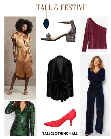 There are lots of choices for tall women in festive party clothing. See our #tall picks. 

#LTKHoliday #LTKSeasonal
