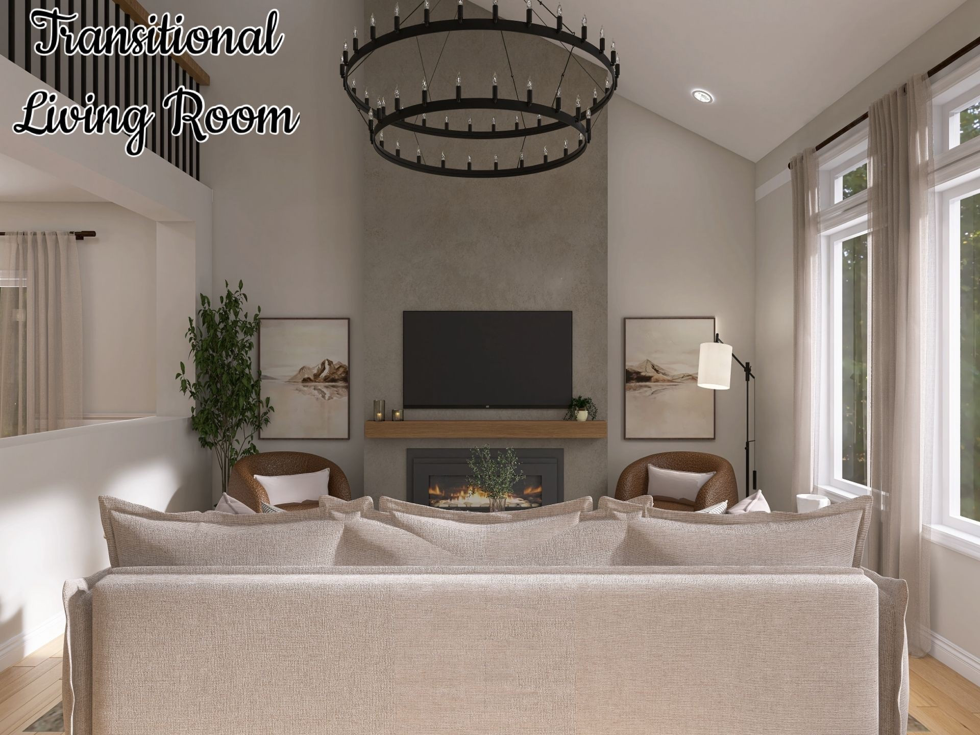 Designed by Olivia
Transitional Living Room 

#LTKHome #LTKSeasonal #LTKmomlife