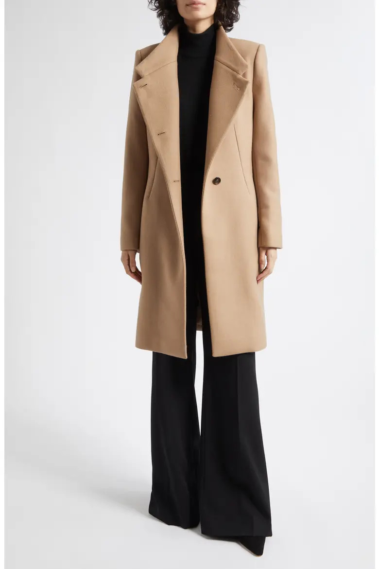 Max Wrapover Wool Blend Coat (Women) | Nordstrom | Nordstrom