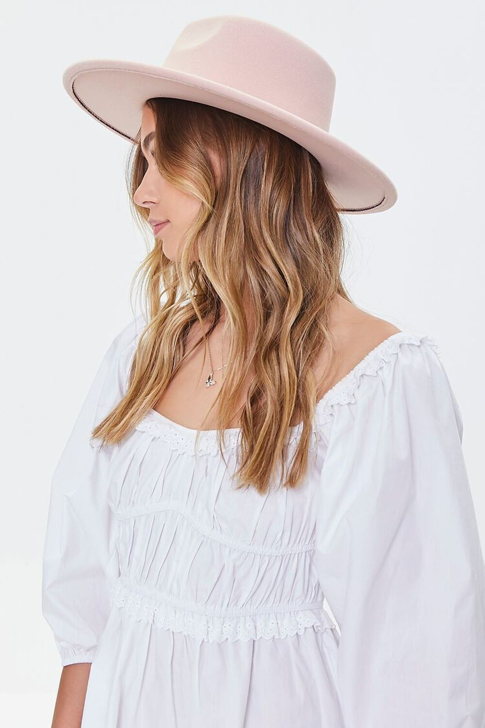Brushed Velvet-Trim Fedora | Forever 21 (US)