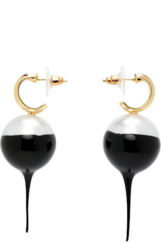 Ottolinger - Dipped Pearl Earrings | SSENSE