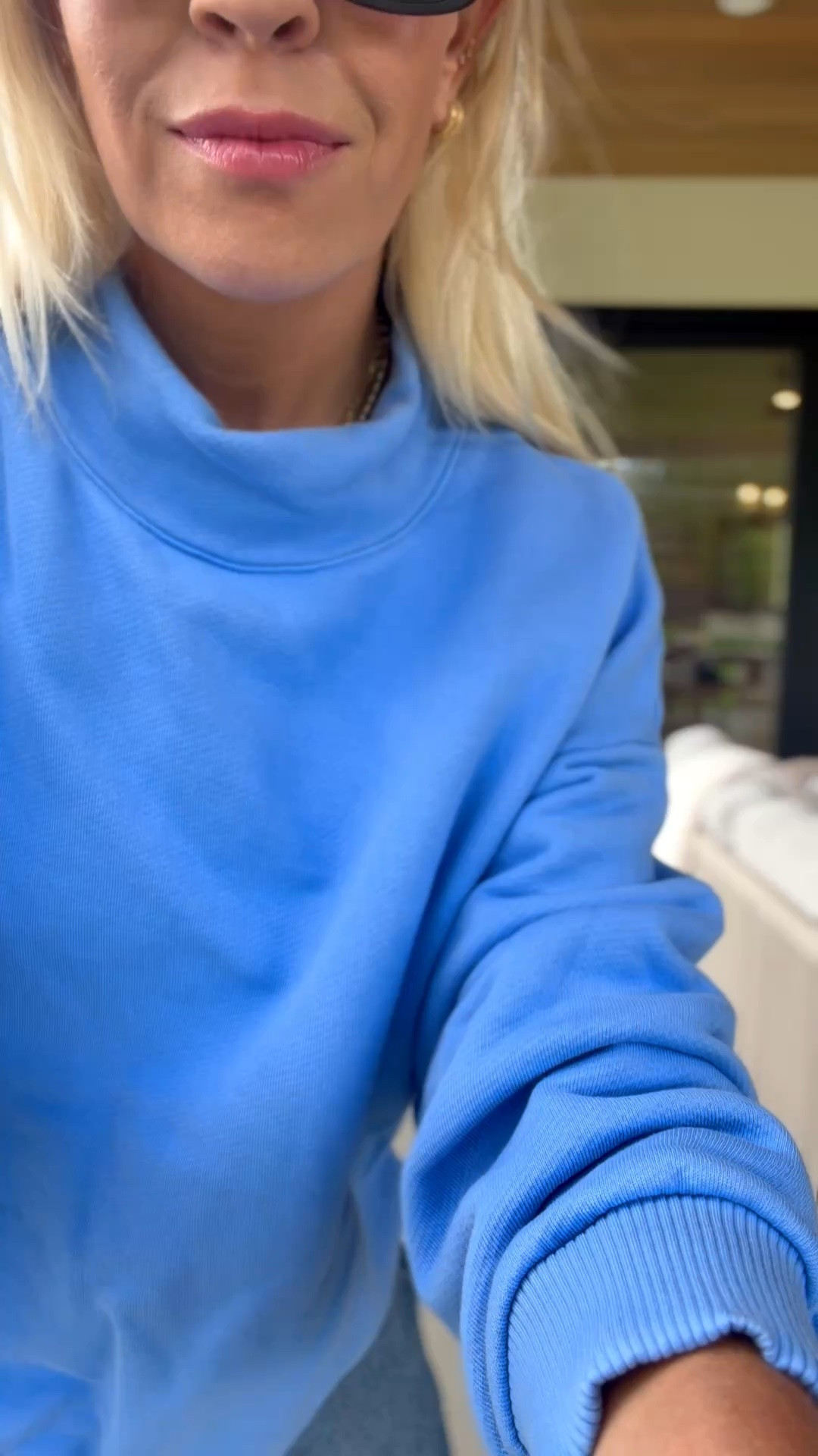 Here’s the blue! Size medium!