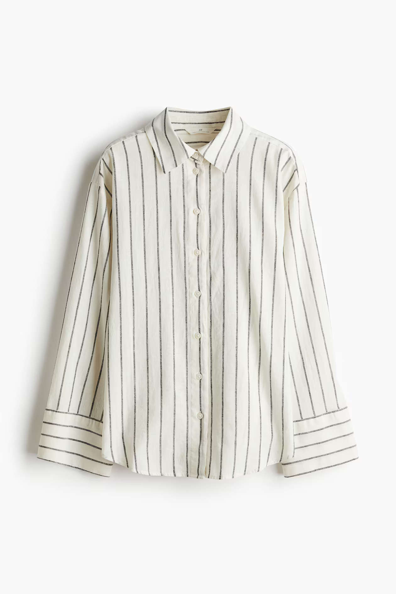 Linen-blend Shirt | H&M (US + CA)