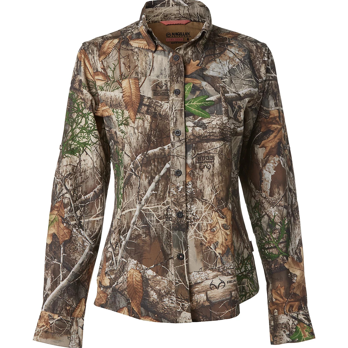 Magellan Outdoors Women’s HuntGear Field Deluxe Long Sleeve Shirt | Academy Sports + Outdoors