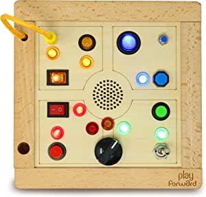 Play Forward Montessori Light Switch Toy for Toddlers — Interactive Toy with Buttons to Push ... | Amazon (US)