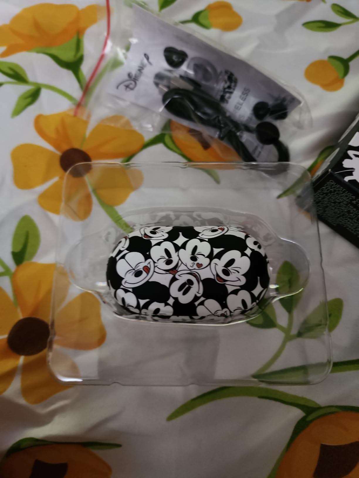 Disney Mickey Mouse Bluetooth Earbuds with Charging Case- Bluetooth Wireless Headset with Built-i... | Amazon (US)