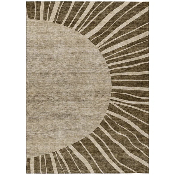 Washable Abstract Indoor / Outdoor Rug | Wayfair North America