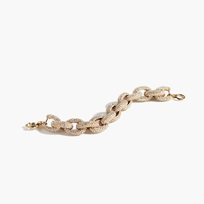 Classic pav&eacute; link bracelet | J.Crew US