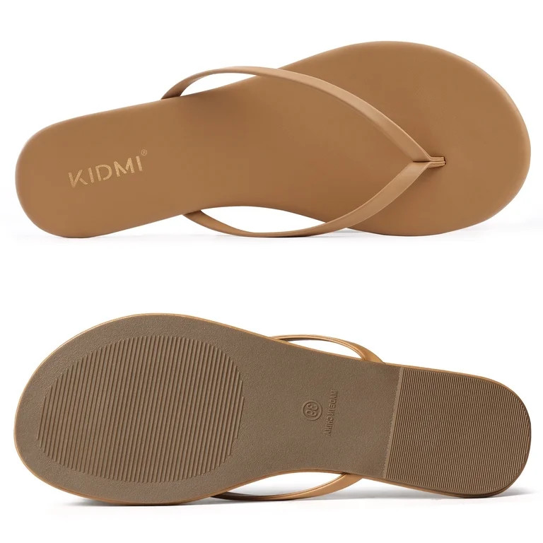 Comwarm Comfortable Summer Beach Women's Flip Flops, Lightweight Flats Women's Sandals Indoor Out... | Walmart (US)