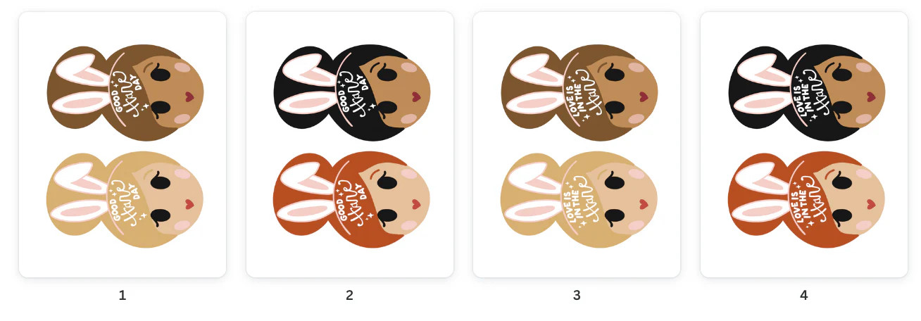 Easter Scrunchie Holders | Scrunchie printables | The Letter Vee