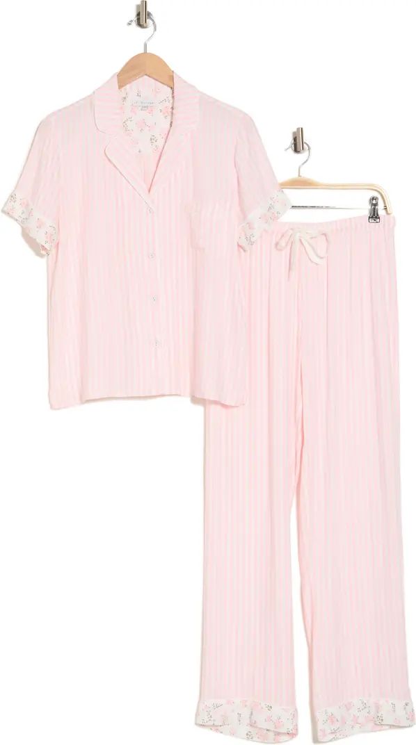Stripe Short Sleeve Pajamas | Nordstrom Rack