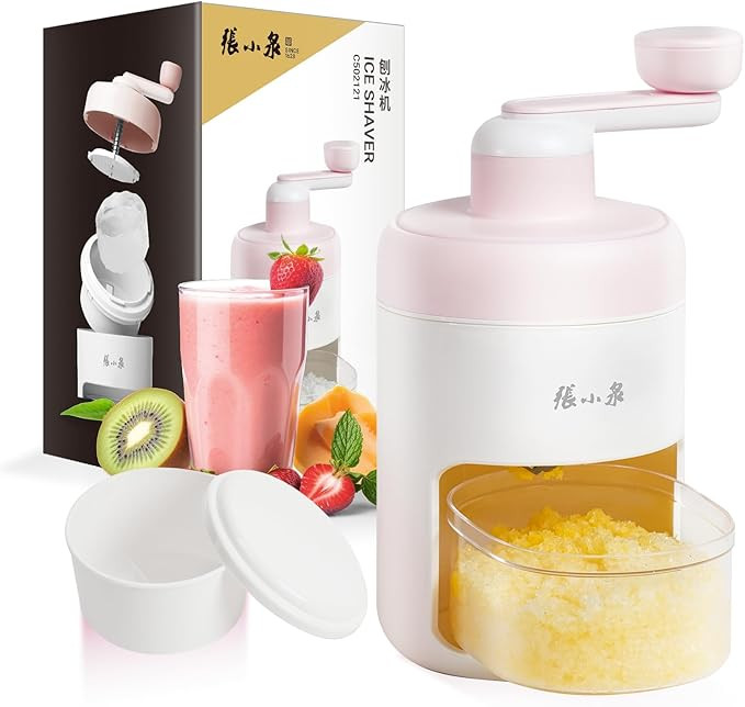ZHANG XIAO QUAN SINCE 1628 Hand-cranked Shaver Ice and Snow Cone Machine, Manual Shaved Ice Machi... | Amazon (US)
