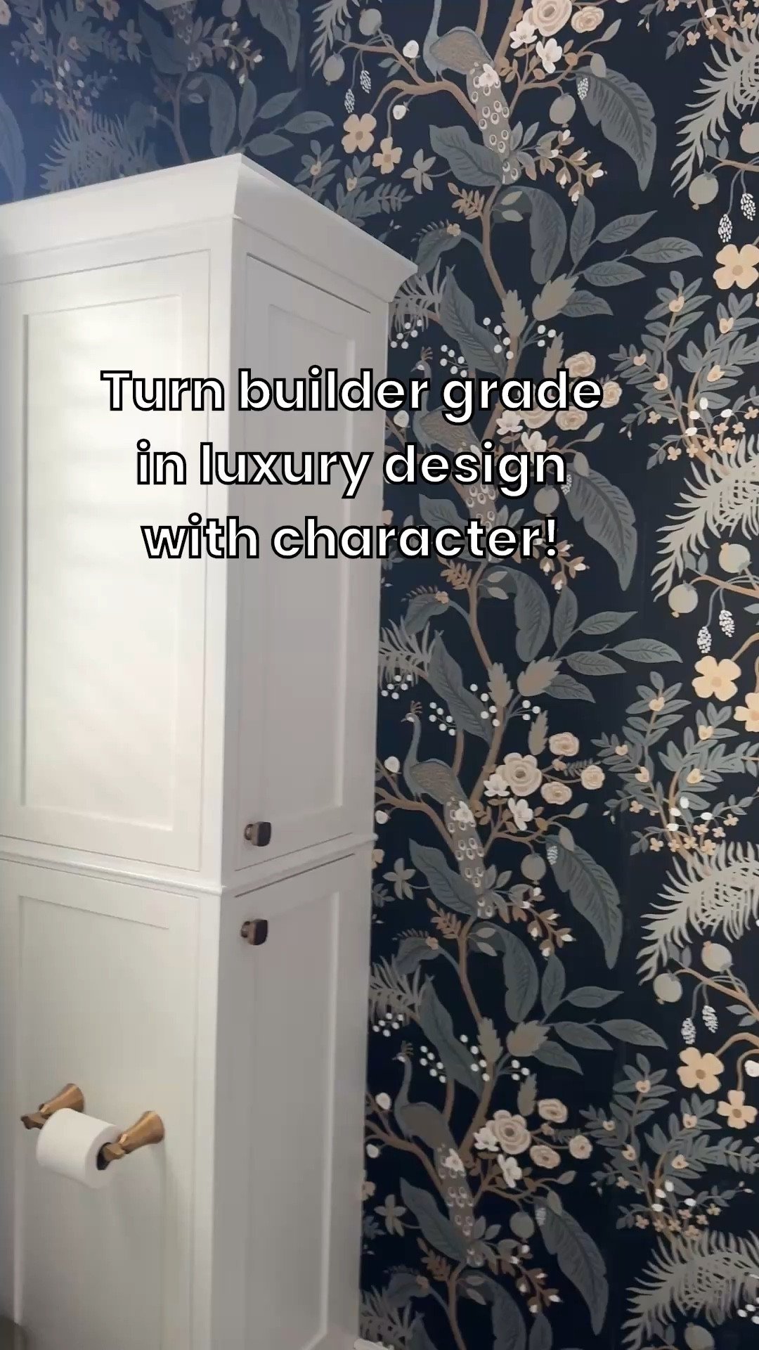 I love this wallpaper! It’s been in there for five years and I still am not sick of it! Purchased at anthropology and everyone always compliments on it! Turn you build a grade powder bath into something fabulous!

#LTKHome #LTKmomlife #LTKSpringSale