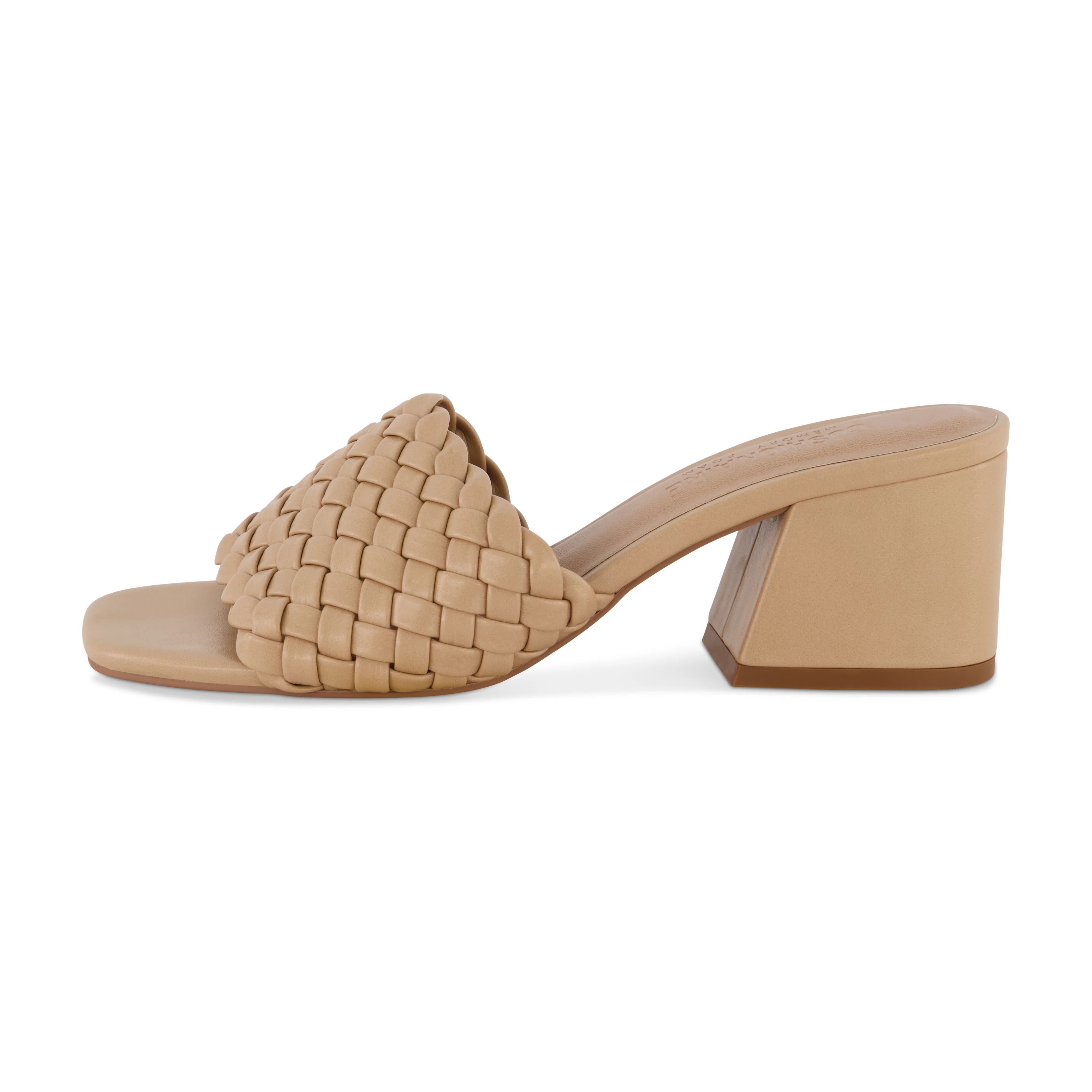 Tasha Woven Block Heel Sandal | Cushionaire
