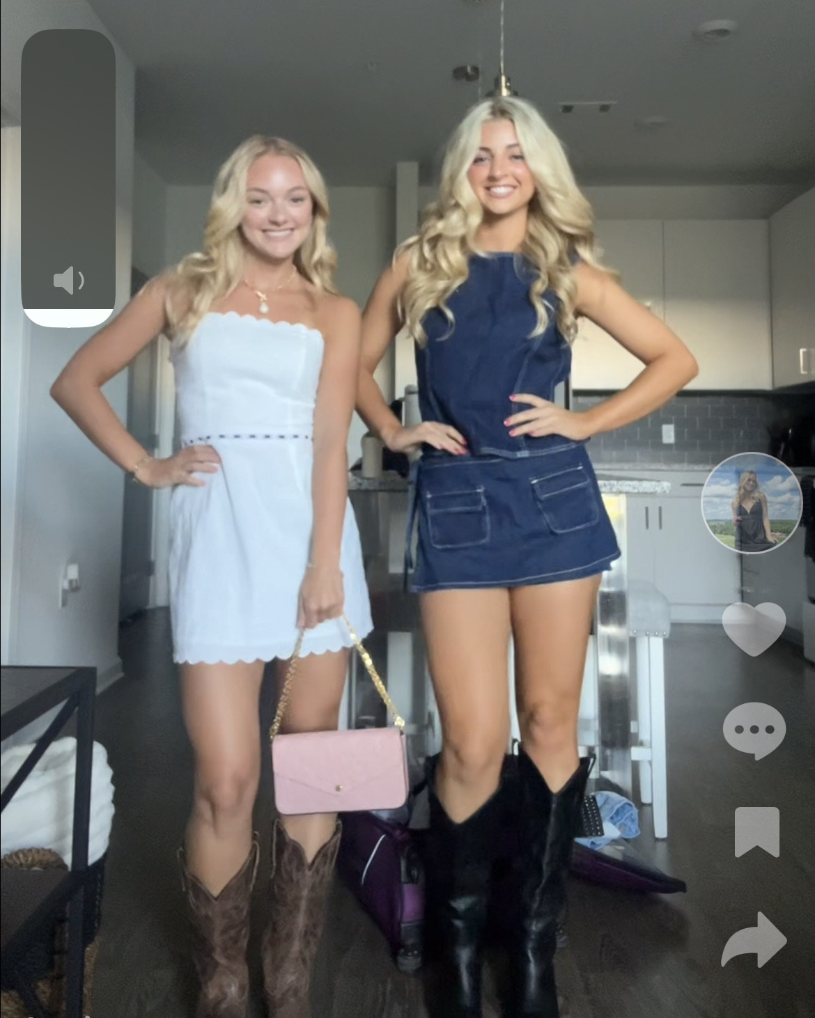 Nashville outfit 🤍 
white dress is white fox 
denim set is princess Polly 

#LTKU #LTKTravel #LTKBeauty