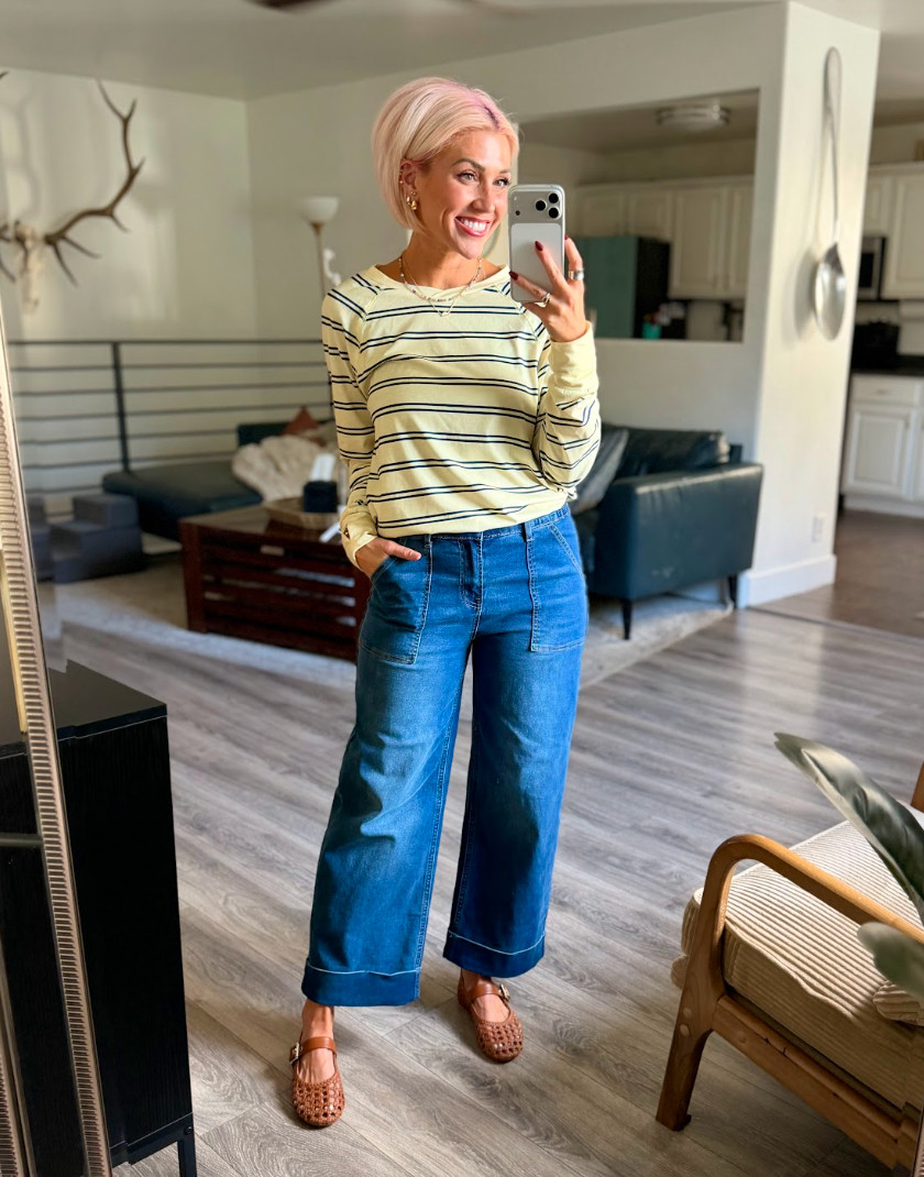Cozy and stylish! Perfect for a casual day out. Top: Small // Jeans: 29 // Shoes: TTS 

 #LTKootd #LTKSaleAlert