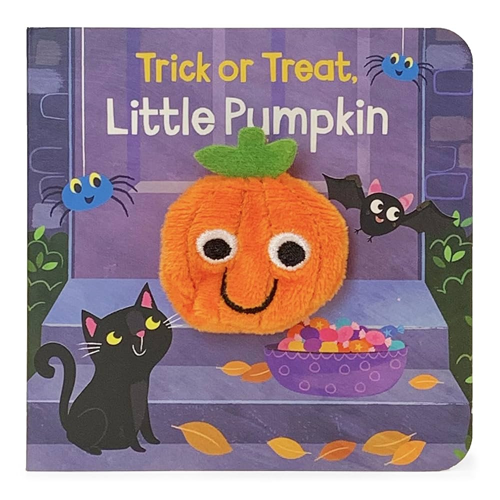 Trick Or Treat Little Pumpkin Finger Puppet Halloween Board Book Ages 0-4 (Children's Interactive... | Amazon (US)