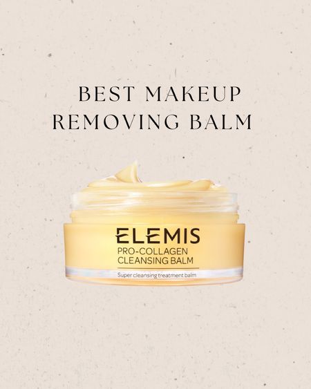 My favorite way to remove makeup: elemis cleansing balm 

Makeup remover wipes are icky and the wiping motion is hard on skin. Try this instead! 

#skincare #skincareroutine 

#LTKbeauty #LTKunder100 #LTKFind