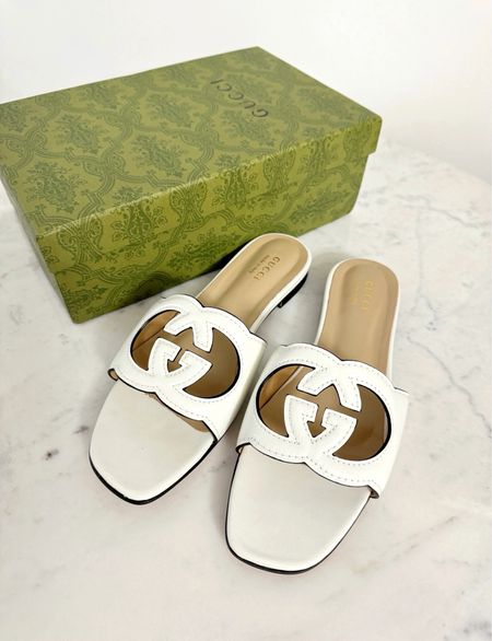 Save Option of the Gucci sandals 🙌🏻! I’m a size 7.5 and wear a size 8/39EU in these! I have the brown and black as well! P.S: they accommodate a slightly wider foot! 

Details: these usually take 2-3 weeks to arrive! I have ordered from the seller who sells the white Gucci sandals 3 times and each time great and quick shipping!

Sandals, look for less, summer, spring outfits, spring fashion, Gucci sandals 

#LTKstyletip #LTKshoecrush #LTKsalealert