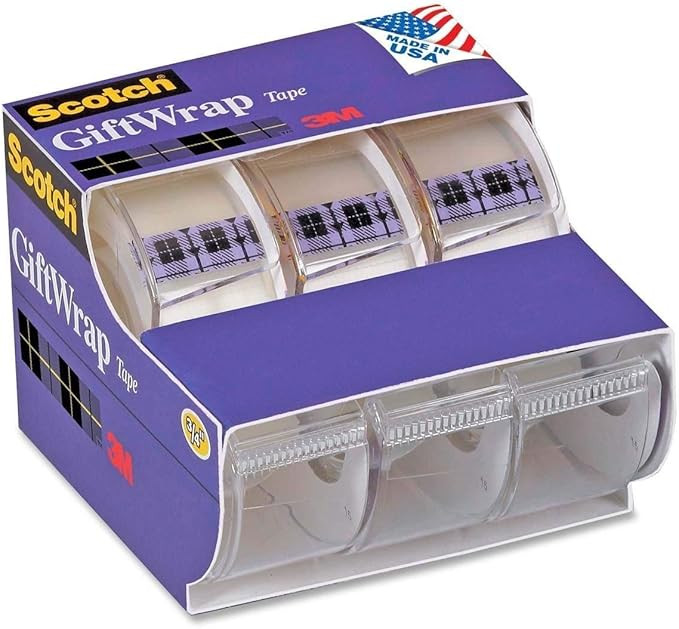 Scotch(R) Gift Wrap Tape, 0.75 x 300 Inches, 6 Pack | Amazon (US)