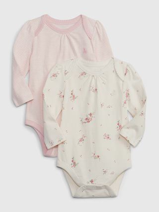 Baby First Favorites 100% Organic CloudCotton Bodysuit (2-Pack) | Gap (US)