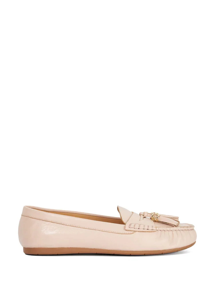 Roze - Dune London Leather Tassle Detail Soft Loafers | Next EU
