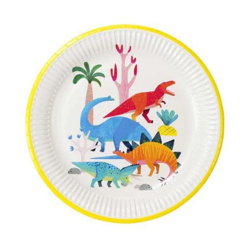 Dinosaur Printed Dinner Plates | Jollity & CO.