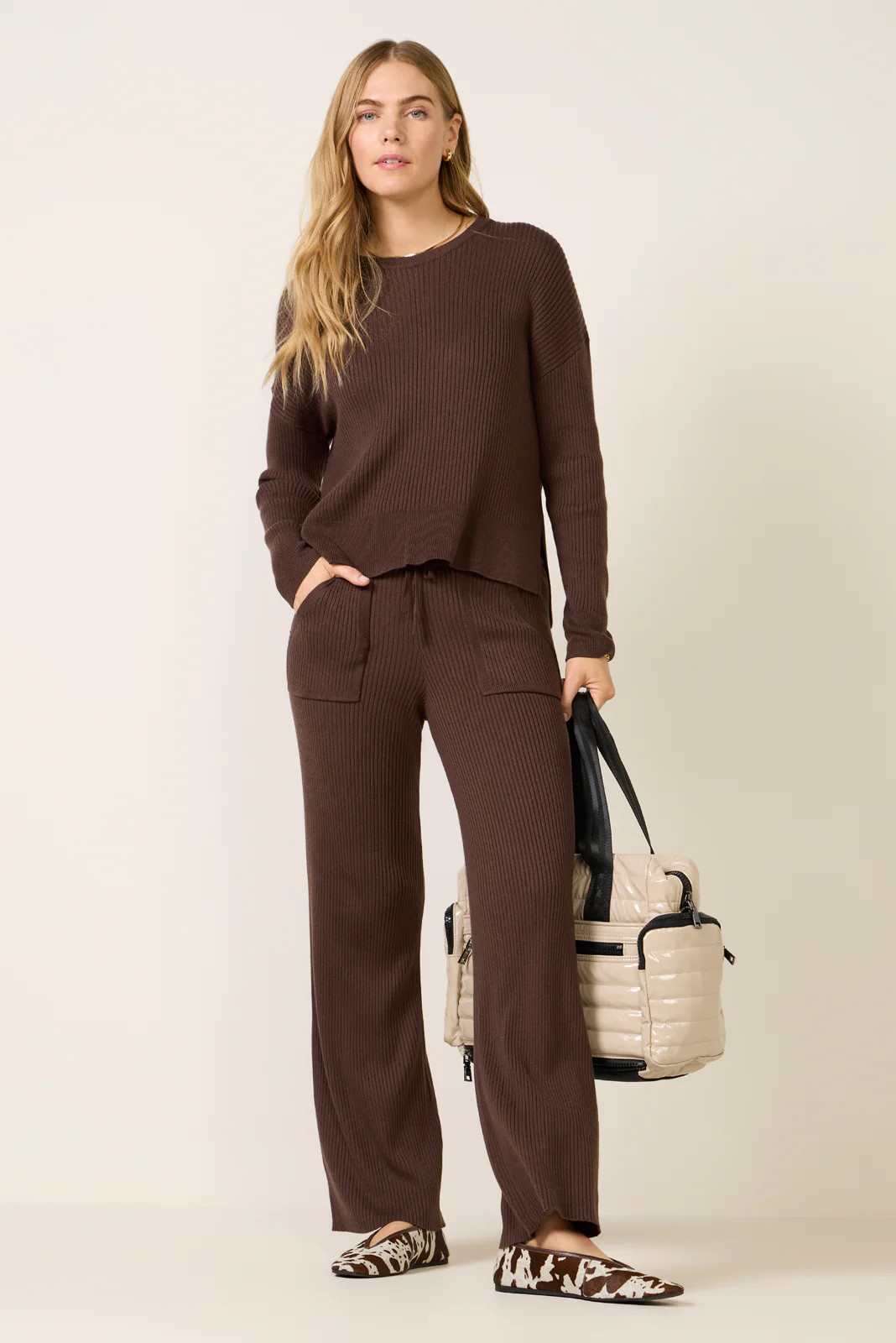 Frankie Rib Sweater Pant | Evereve