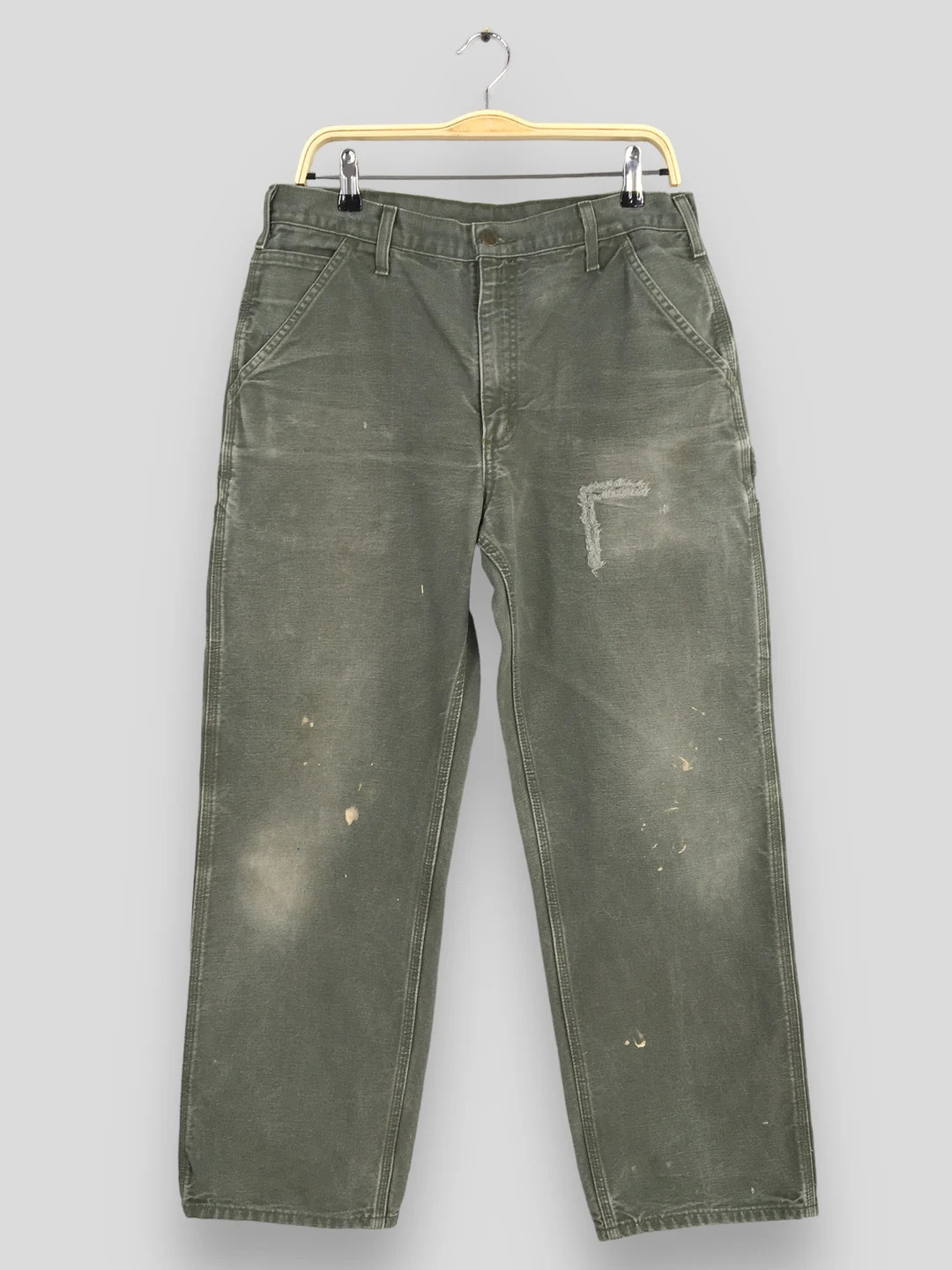 Size 31x29 Vintage 90s Carhartt Carpenter Jeans Faded 1990s Carhartt Workers Denim Double Knee Ca... | Etsy (US)