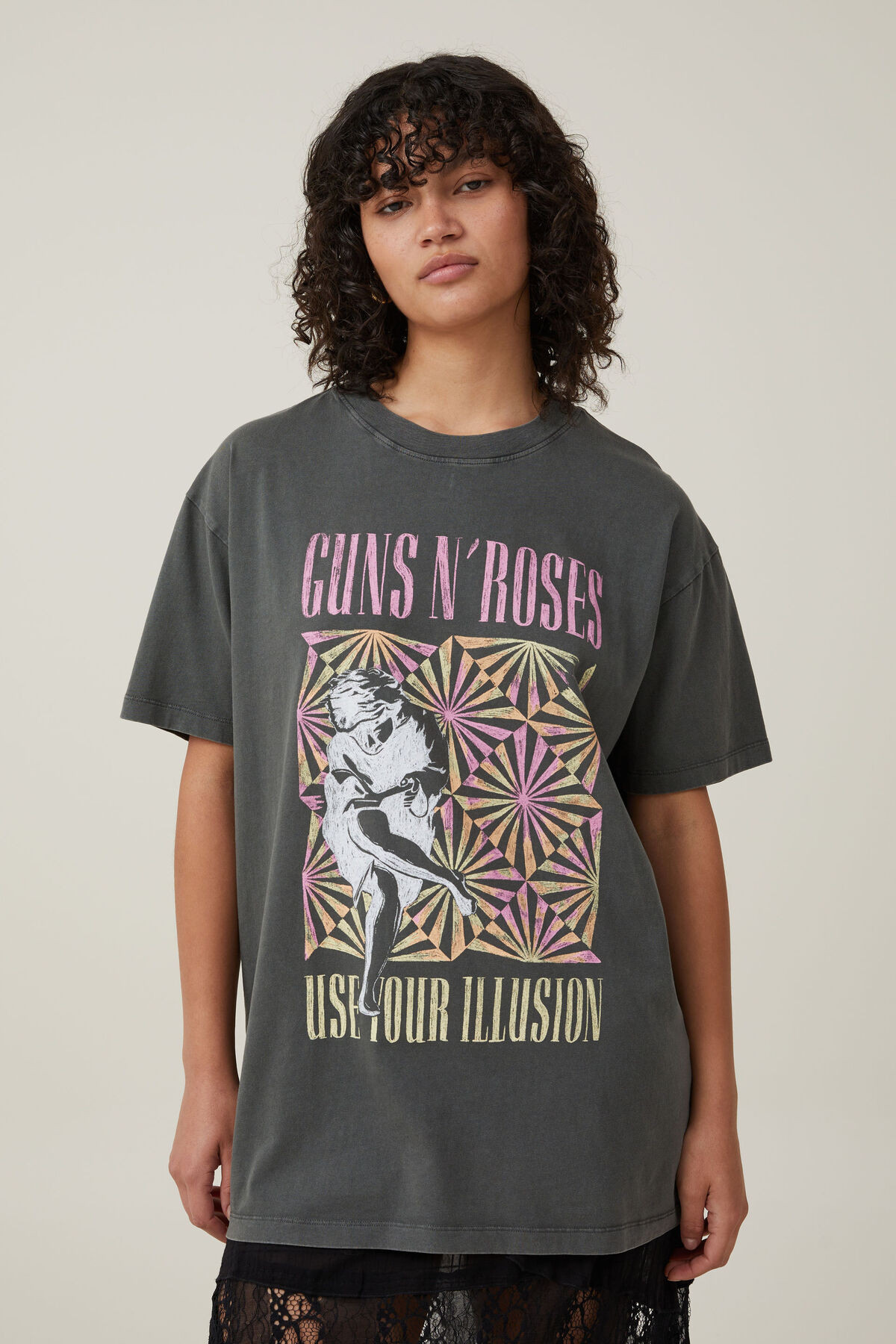 The Oversized Guns N Roses Tee | Cotton On (US)