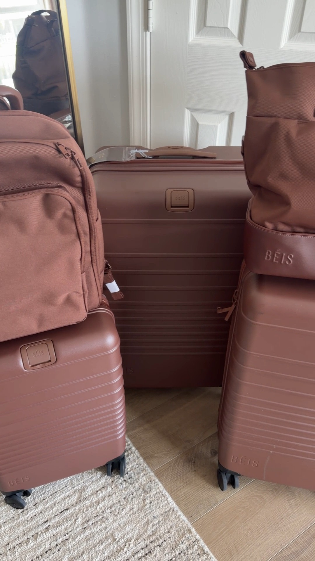 The Beis luggage set in maple, the perfect travel set
20% off

#LTKTravel #LTKSaleAlert #LTKHome