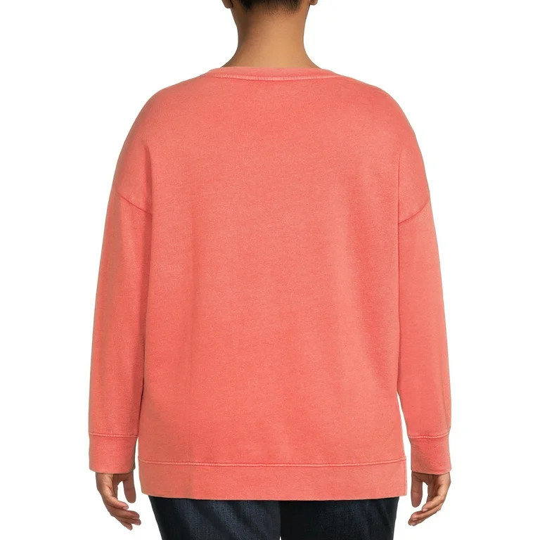 Terra & Sky Women's Plus Size French Terry Sweatshirt - Walmart.com | Walmart (US)