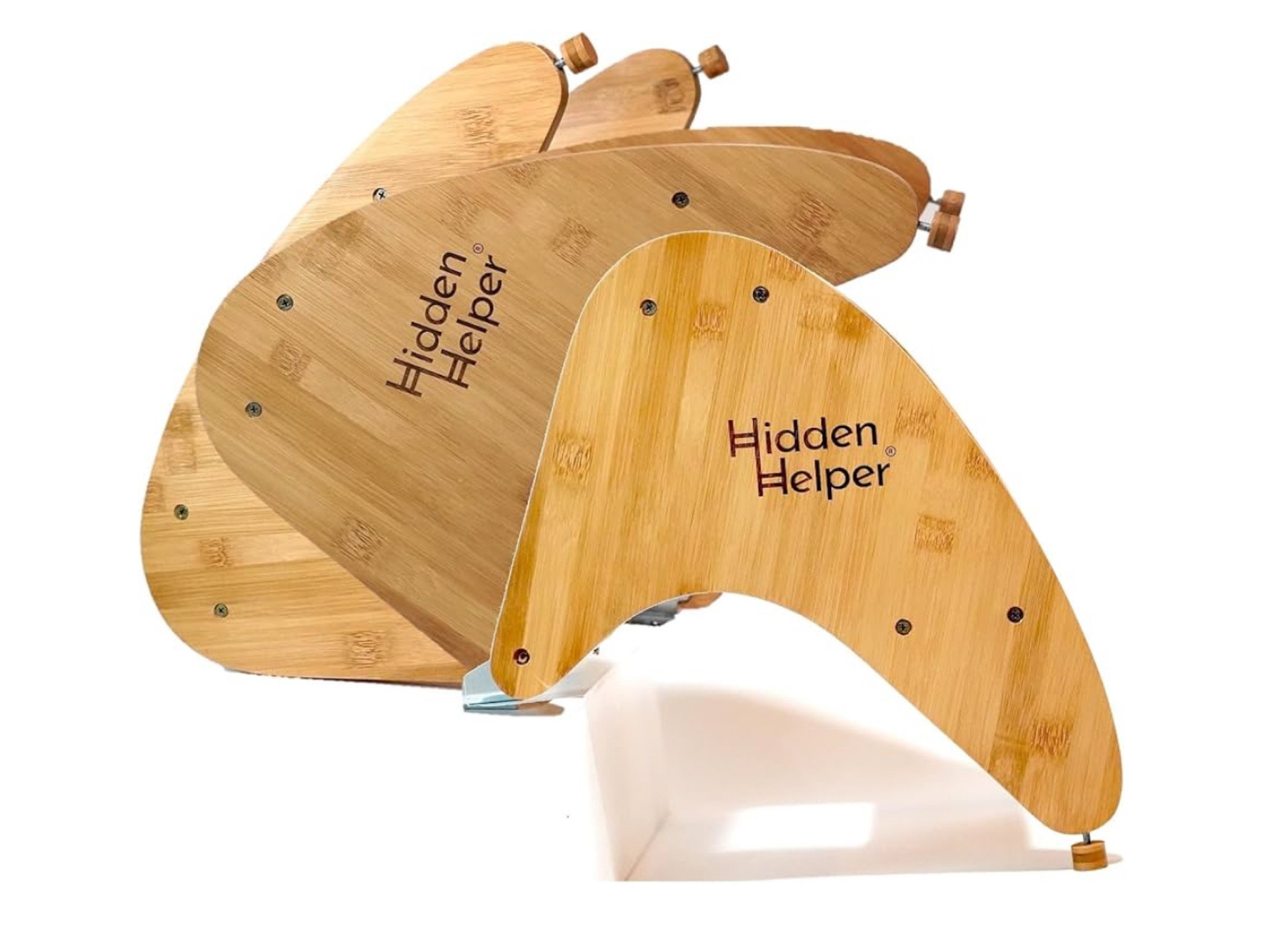 Best mom hack. Attached to the inside of your cabinetry to hide the step stool.