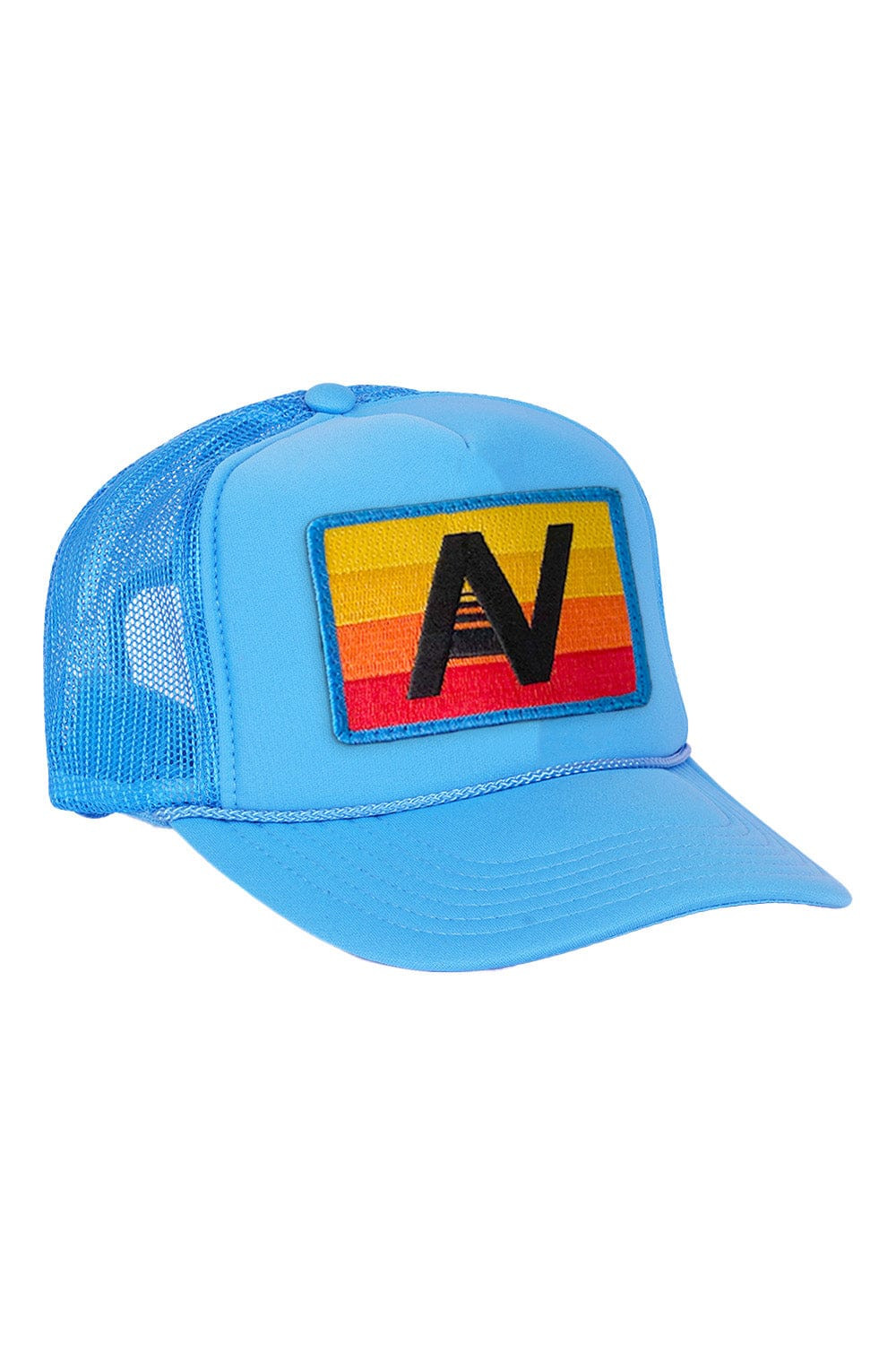 LOGO RAINBOW VINTAGE TRUCKER HAT | Aviator Nation
