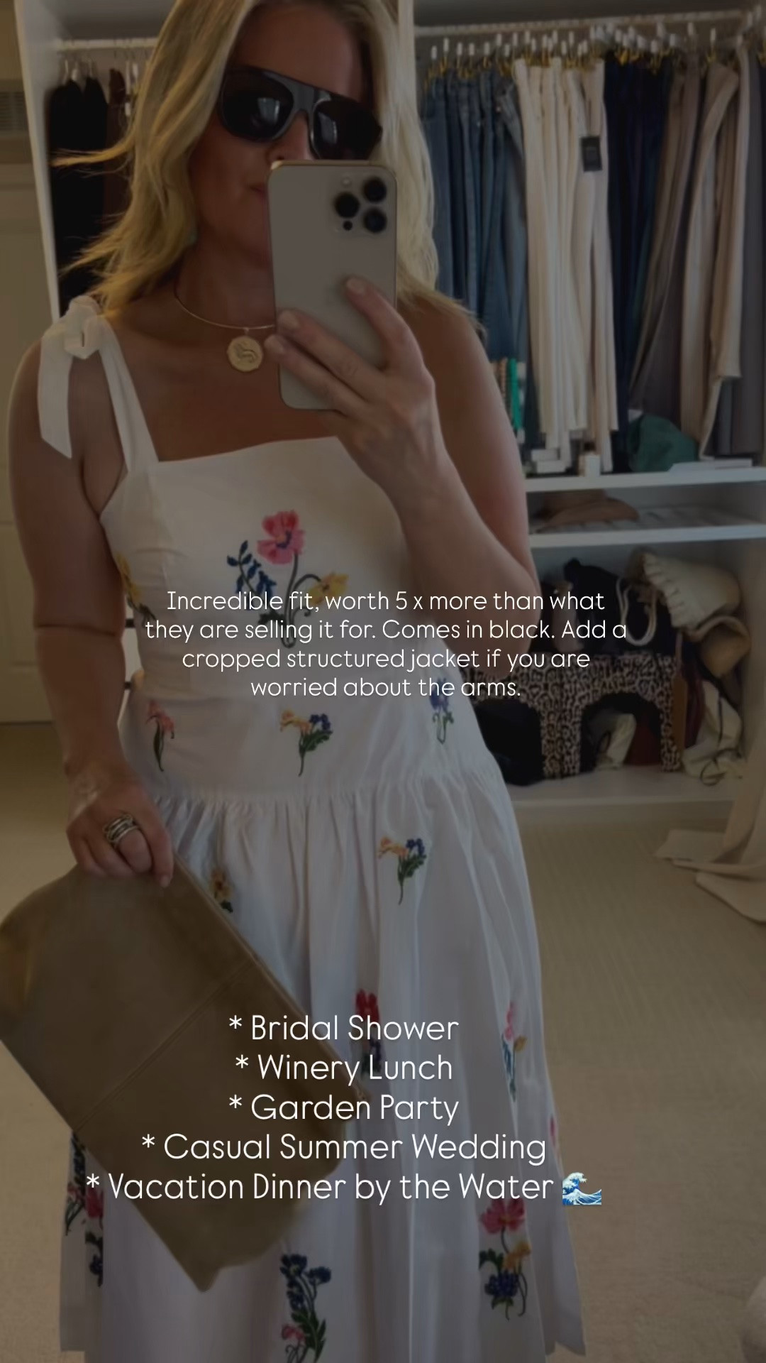 ✨Tap the bell, save and ❤️ for over 40 fashion, midlife style, midsize fashion and luxury looks for less. 

Beautiful dress and comes in black too...it's one you will reach for in repeat for events. The price is incredible, flattering and comfortable.

Wearing medium (size down if in between sizes.) 

👑"Helping you look good, feel good!" - Lindsey Denver

#LTKOver40 #LTKPlusSize #LTKMidsize