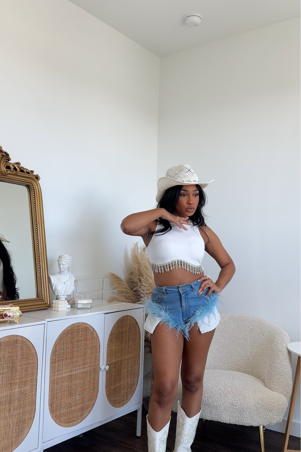 Denim Outfit Idea | Festival Coachella Outfit Ideas | Blue Outfit Ideas

#LTKSeasonal #LTKFestival #LTKstyletip