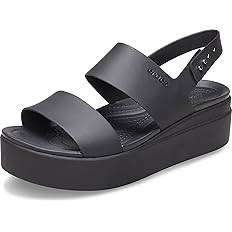 Crocs Women’s Brooklyn Low Wedges, Platform Sandals | Amazon (US)