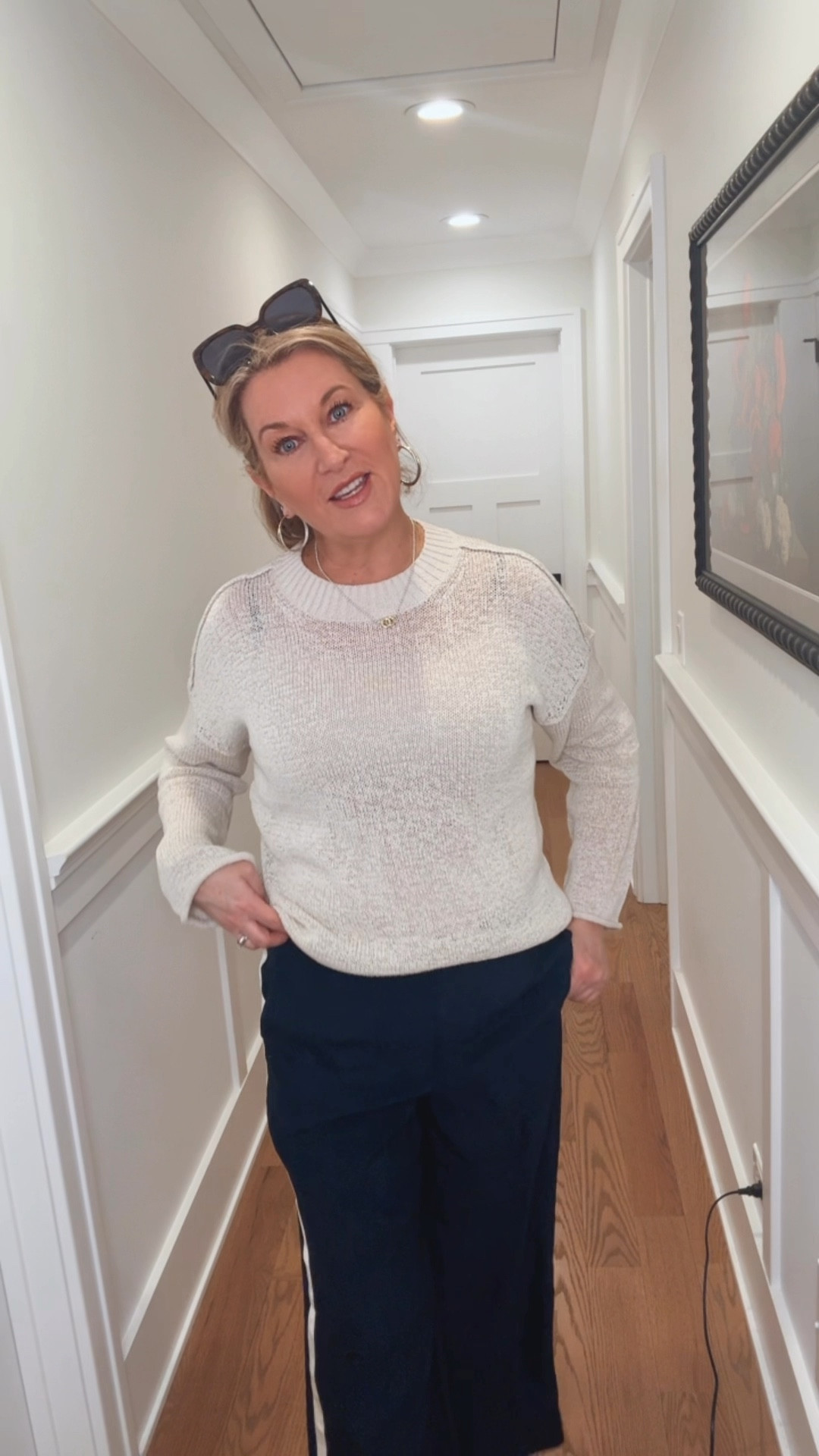 Love this outfit so much. This is me. I’m happy wearing this outfit because it’s comfortable and chic! ❤️

#LTKTravel #LTKMidsize #LTKOver40