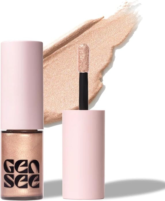 Gen See Mixed Media Metallic Liquid Eyeshadow, Moonlight Eye Makeup | Amazon (US)