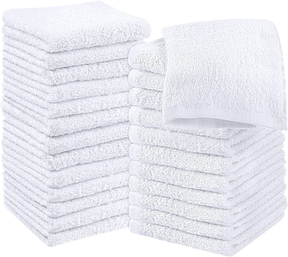 Utopia Towels Cotton Washcloths Set - 100% Ring Spun Cotton, Premium Quality Flannel Face Cloths,... | Amazon (US)