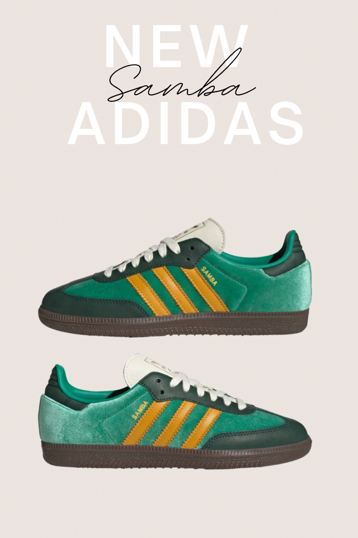 New samba colorway🌲👟 new adidas sneakers that will sell out — perfect color for the holiday season and they are velvet🤩

#LTKGiftGuide #LTKHoliday #LTKShoeCrush