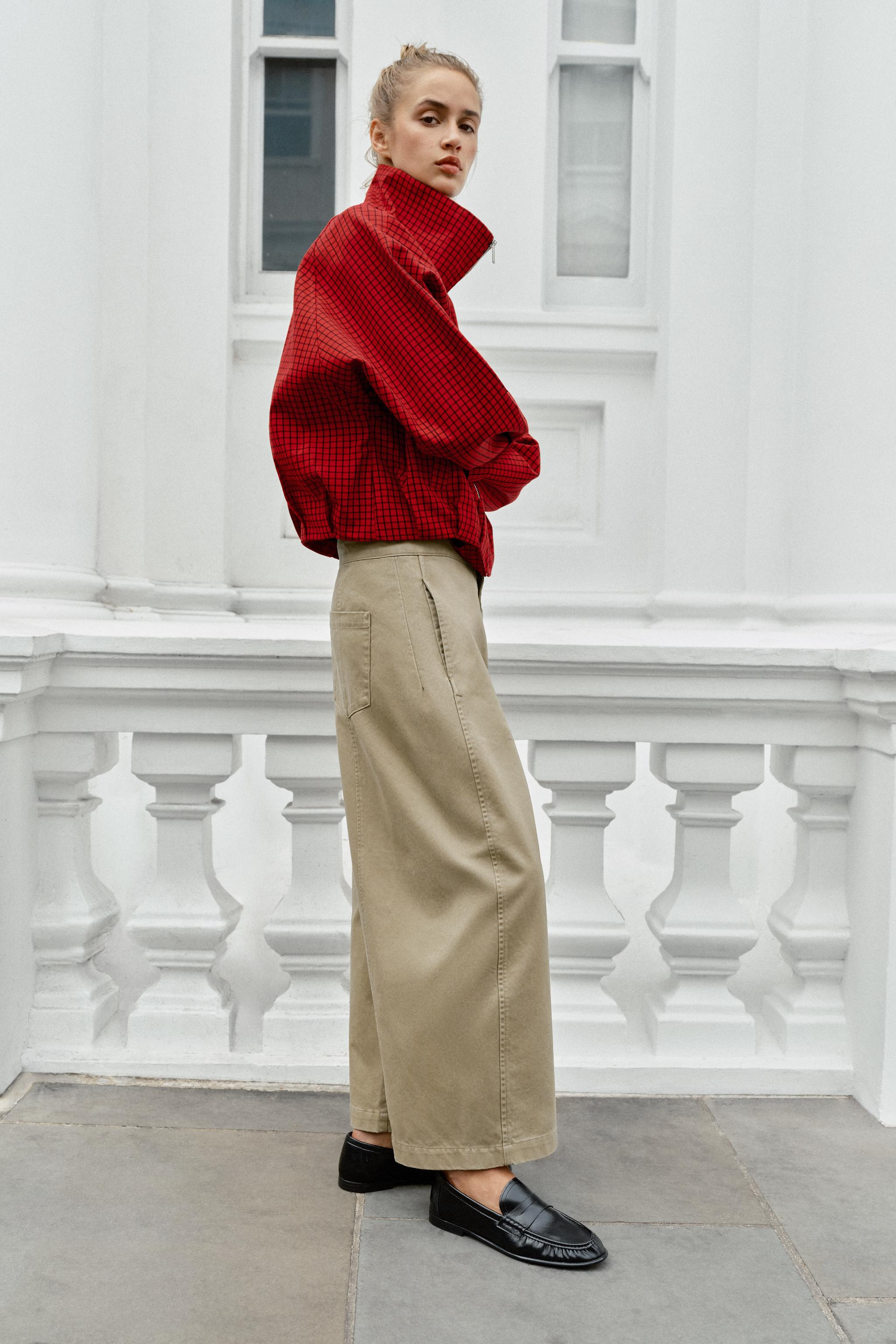 VOLUMINOUS CULOTTE TROUSERS | Zara US