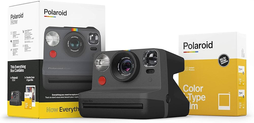 Polaroid Originals Now I-Type Instant Camera and Film Bundle - Everything Box Black (6026) | Amazon (CA)