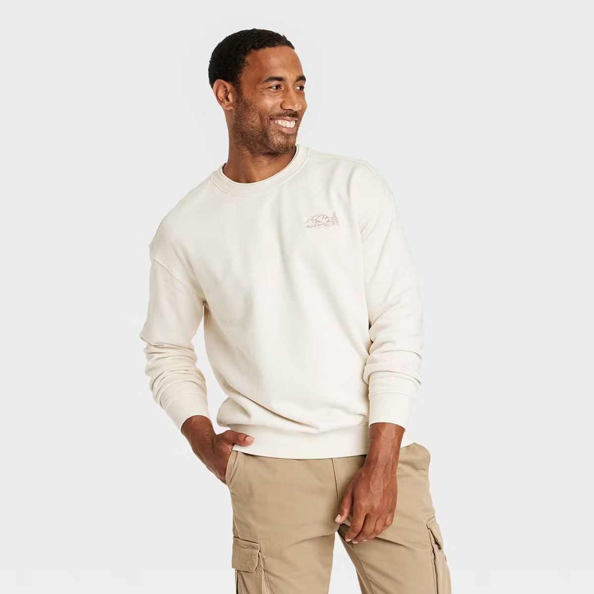 Men's French Terry Crewneck Pullover Sweatshirt - Goodfellow & Co™ | Target