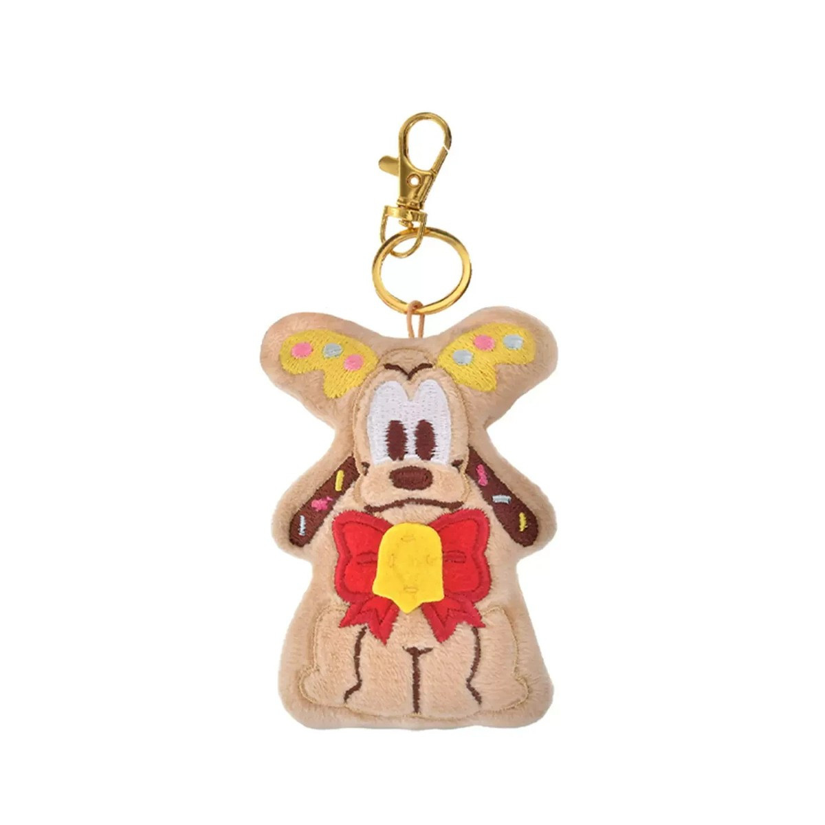 Authentic 2025 New Disney Store Christmas Gingerbread Man Pluto Plush Keychain | eBay US
