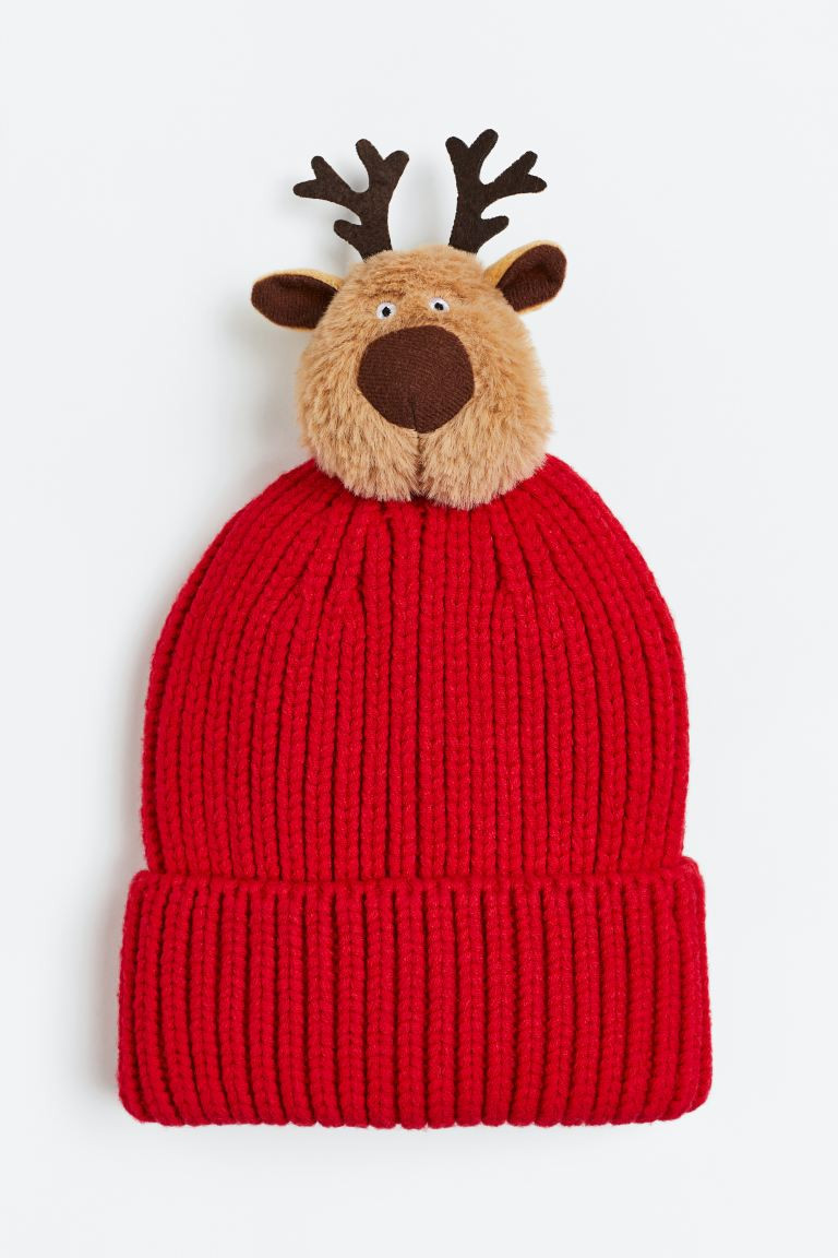 Rib-knit Pompom Hat | H&M (US + CA)