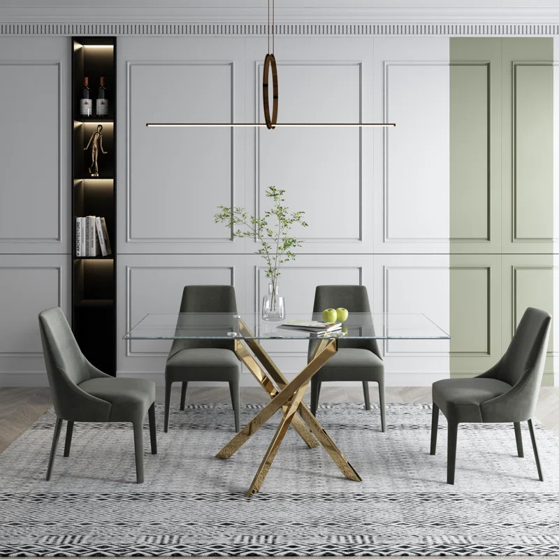 Ceolia 63'' Pedestal Dining Table | Wayfair North America