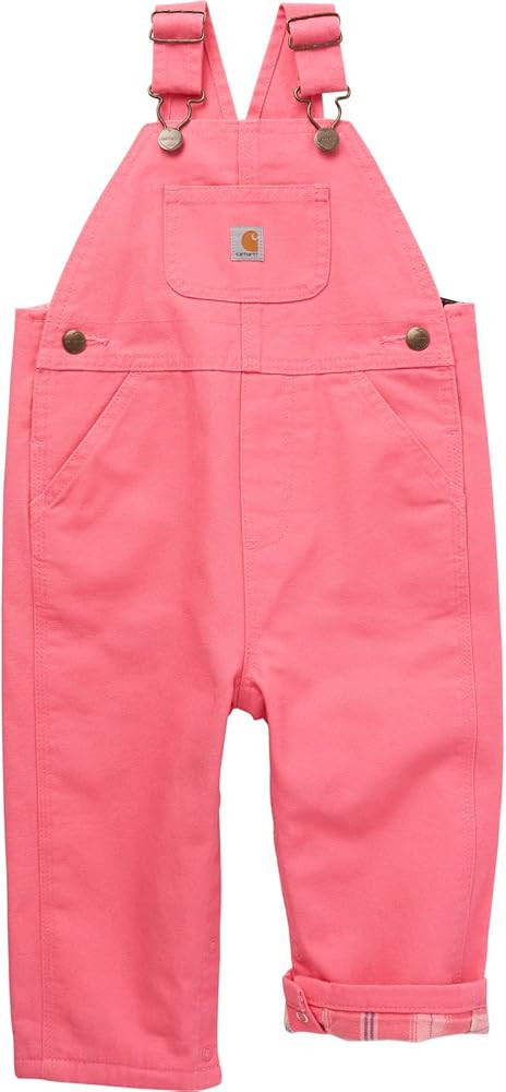 Carhartt Baby Girls' Bib Overalls Lined and Unlined | Amazon (US)