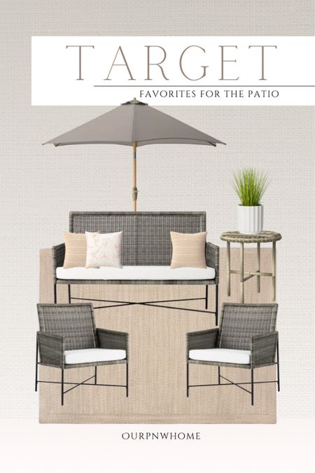 Patio finds from Target 🎯 

Conversation set, patio furniture, outdoor furniture, patio umbrella, patio sofa, patio couch, patio chair, outdoor chair, outdoor throw pillows, fluted planter pot, outdoor accent table, Target home, Target patio

#LTKhome #LTKSeasonal #LTKstyletip