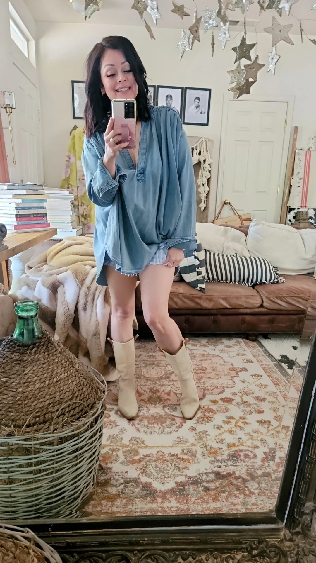 Boots are a must! Cute shorts are a must 🩵

#LTKSummerEdit #LTKStyleTip #LTKPetite